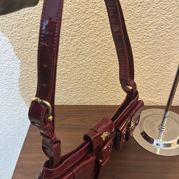 Burberry Quilted Patent Leather- Burgundy - Picture 8 of 15